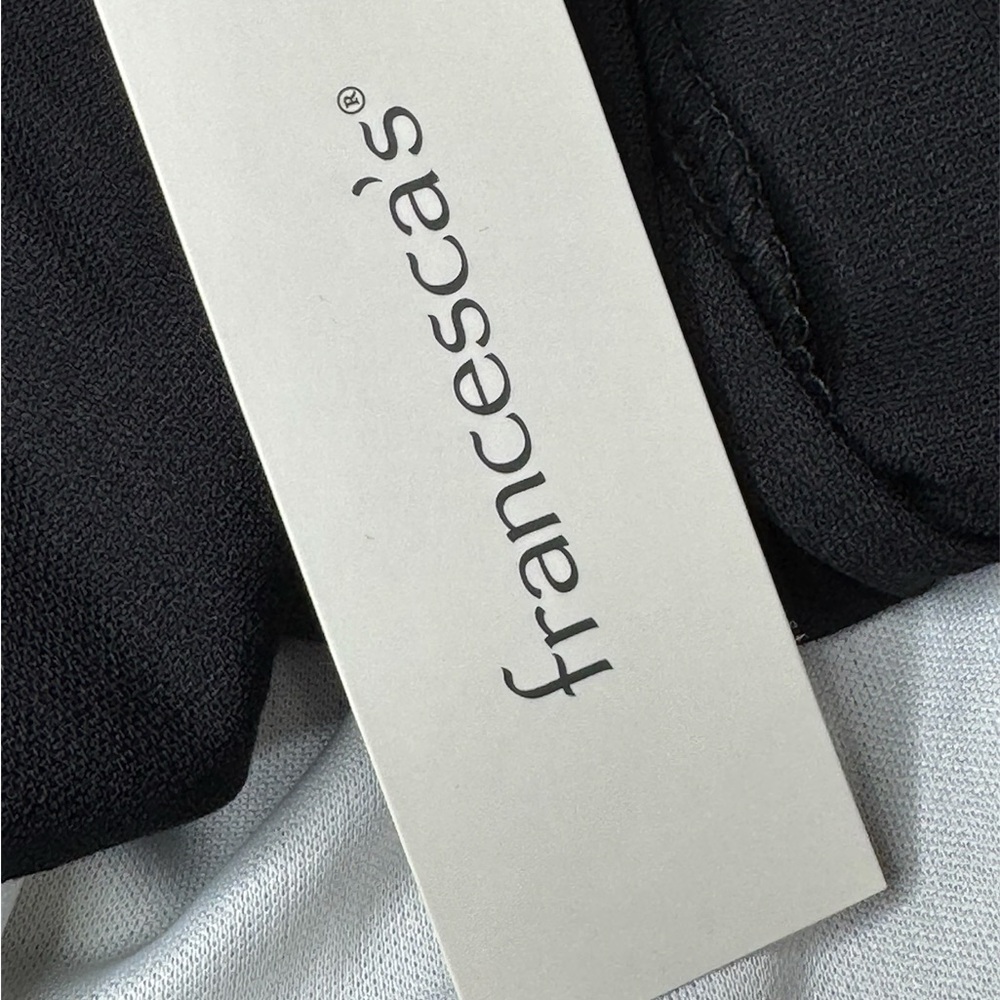 Francesca's Collections Tan, White, and Black Casual Dress - Picture 5 of 5